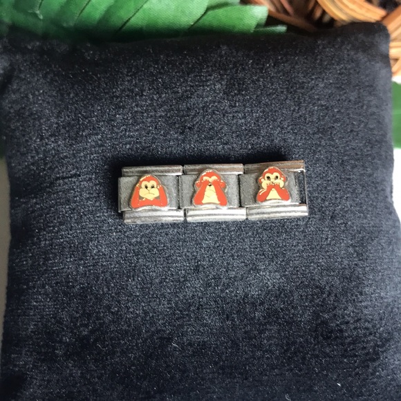 3 Vintage Italian Charms Monkeys - Picture 3 of 7